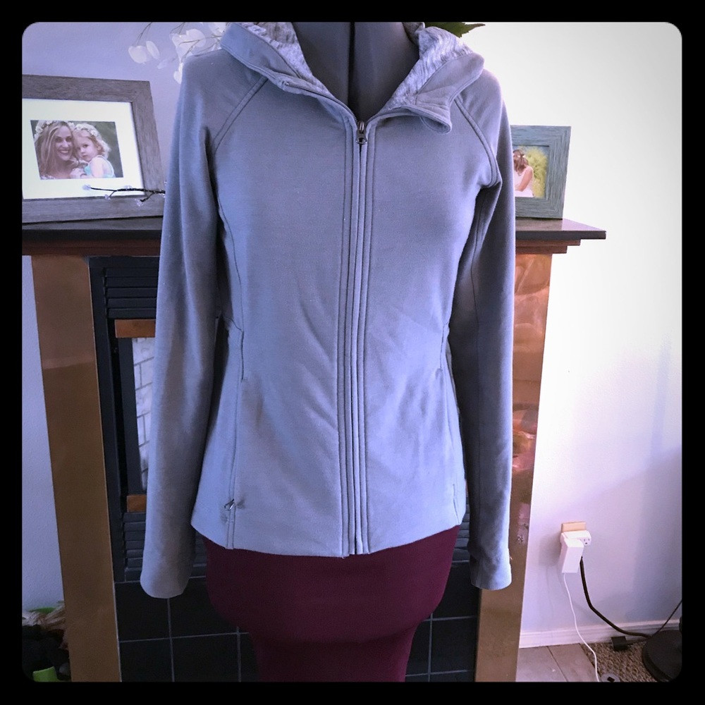 Gray Lululemon zip up Size 6.
